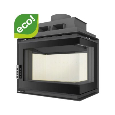 Camini a legna UNIFLAM 600 DURO S con alimentazione d'aria, lato destro, 11 kW - Camini a legna