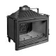 Camini a legna UNIFLAM 700 OPTION ECO con serranda e alimentazione d'aria, 10 kW | Camini in ghisa | Camini a legna |