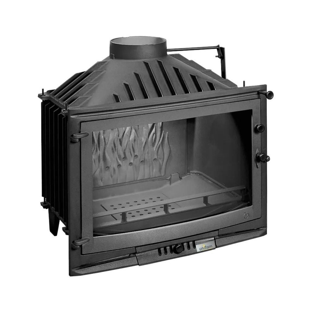 Camini a legna UNIFLAM 700 SELENIC ECO con serranda e alimentazione d'aria, 10 kW | Inserti Camini | Camini a legna |