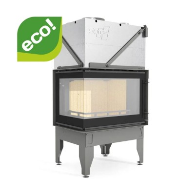 Camini a legna UNIFLAM 760 DURO con condotti d'aria e alimentazione d'aria, lato sinistro, 10,8 kW - Camini a legna