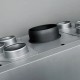 Camini a legna UNIFLAM 860 EVO PBS con condotti d'aria e alimentazione d'aria, lato destro, 15 kW | Inserti Camini | Camini a legna |