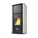Camina a Pellet con Serbatoio d'Acqua Eco Spar Auriga Ivory, 25kW | Termostufe a Pellet | Stufe a Pellet |