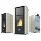 Camina a Pellet con Serbatoio d'Acqua Eco Spar Auriga Ivory, 25kW | Termostufe a Pellet | Stufe a Pellet |