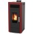 Termostufa a Pellet Alfa Plam Commo Bordò, 22.5kW