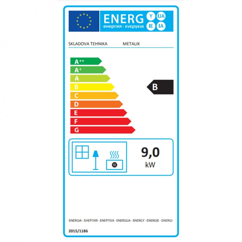 Stufa a Legna BALKAN ENERGY Metalurgia, 9kW | Stufe A Legna | Legna |