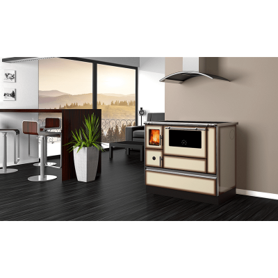 Cucina a Legna Alfa Plam Dominant 90H Moka chiaro, 6.5kW - Confronto dei Prodotti