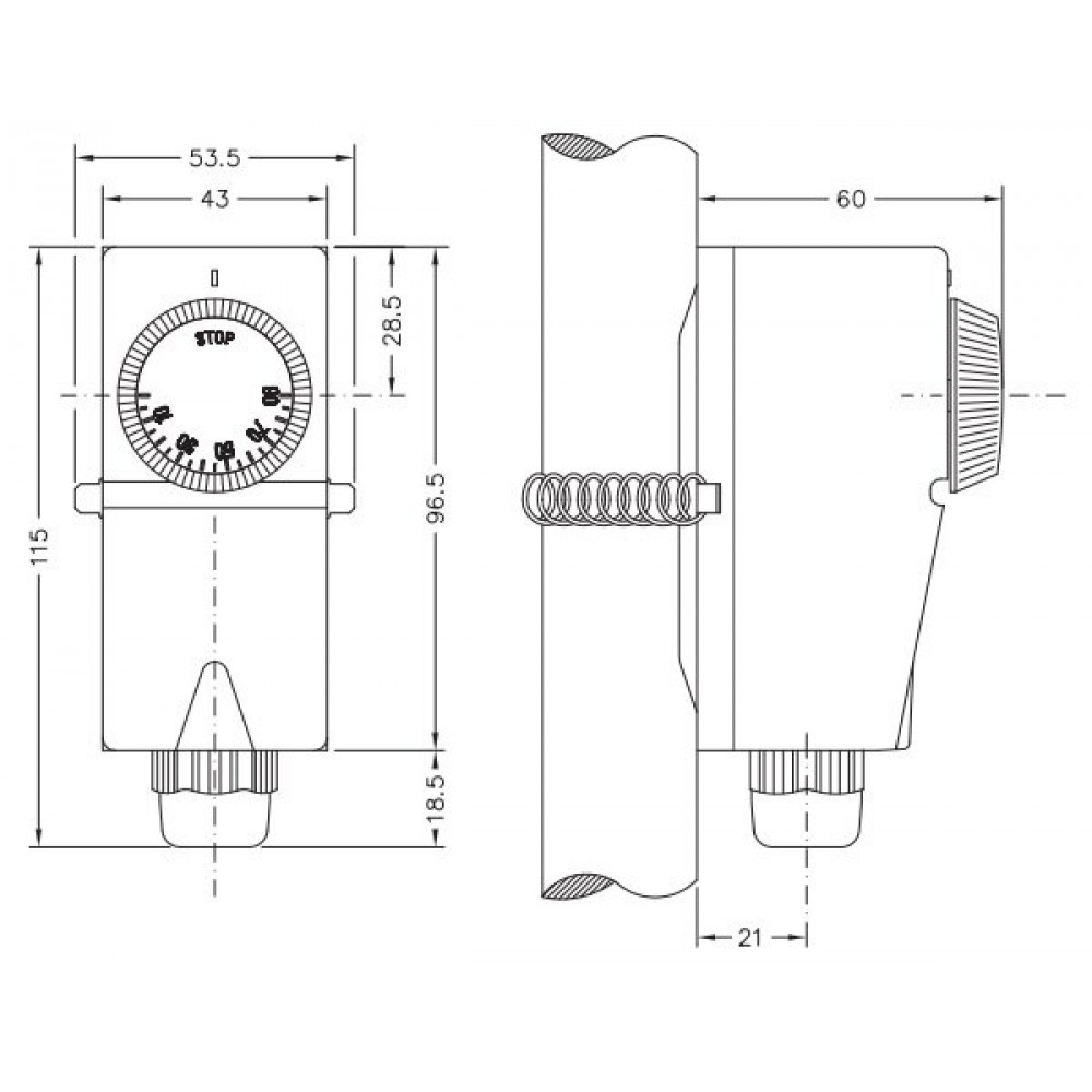 Termostato a contatto Cewal | Riscaldamento Centrale | Installazione e Accessori |