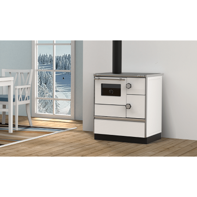 Stufa a Legna con Forno е Serbatoio d`Acqua Alfa Plam Alfa 70 ET, 12.7kW - Alfa-Plam