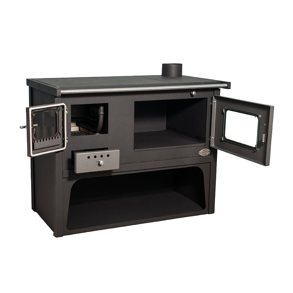 Termostufa a Legna con Forno Zvezda Classic GF Maxi Vr 10, 17kW | Stufe a Legna con Forno | Stufe A Legna |