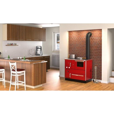 Termostufa a Legna con Forno Alfa Plam Alfa Term 27 Rossa, 27.56kW - Confronto dei Prodotti