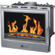 Camina da Incasso con Serbatoio d`Acqua Plamen Barun Termo, 15kw | Termocamini a Legna | Camini a legna |
