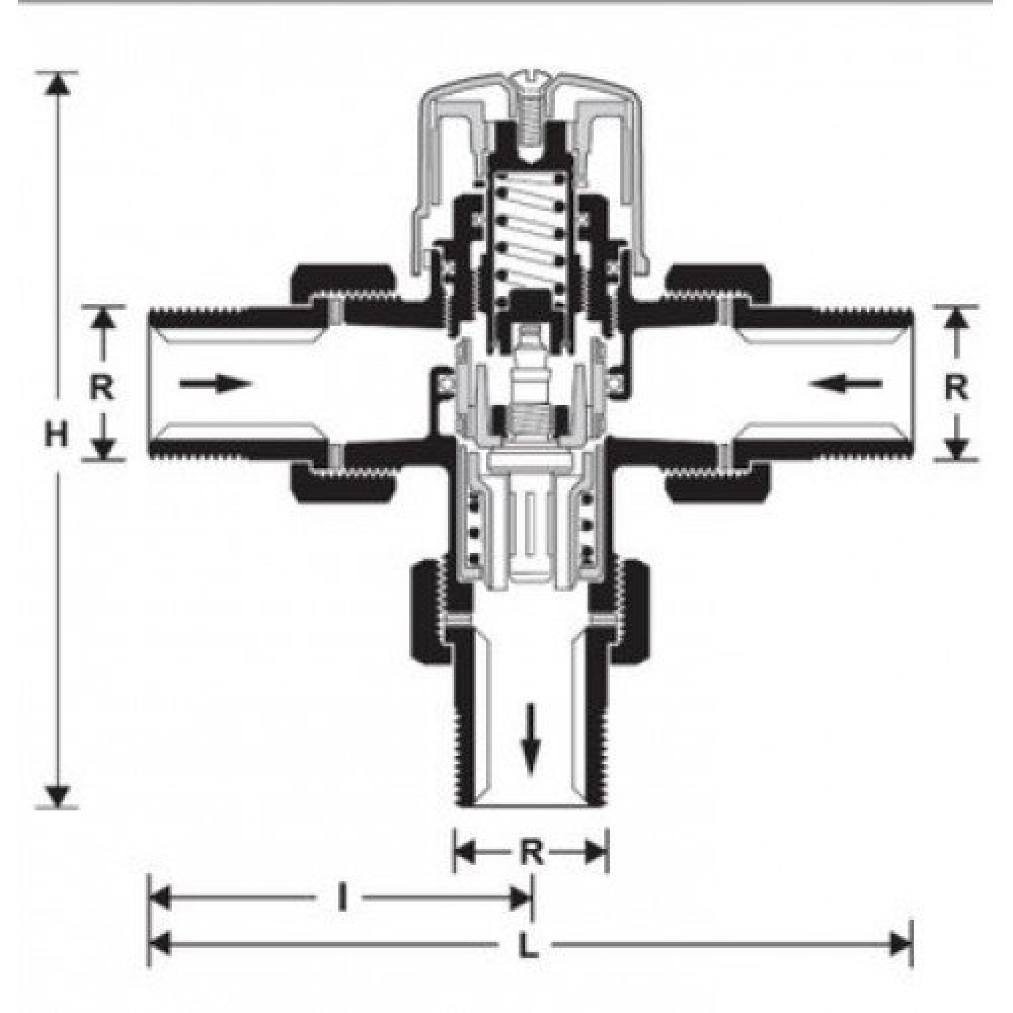 ᐉ Thermostatic mixing valve Honeywell TM200 BalkanEnergy.IT