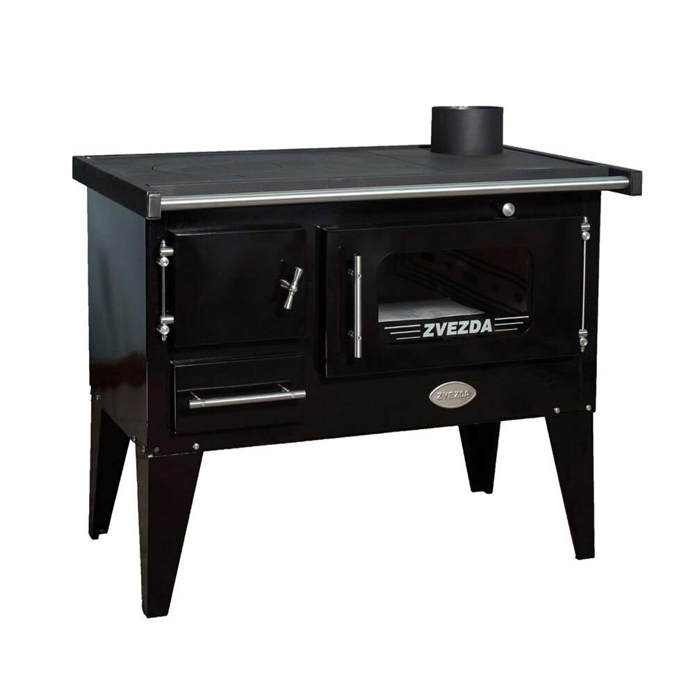 Stufa a Legna con Forno Zvezda Narodna E, 6.1kW | Stufe a Legna con Forno | Stufe A Legna |