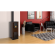 Stufa a Legna Alfa Plam Vulkan S Brown, 4kW | Stufe a Legna | Stufe A Legna |