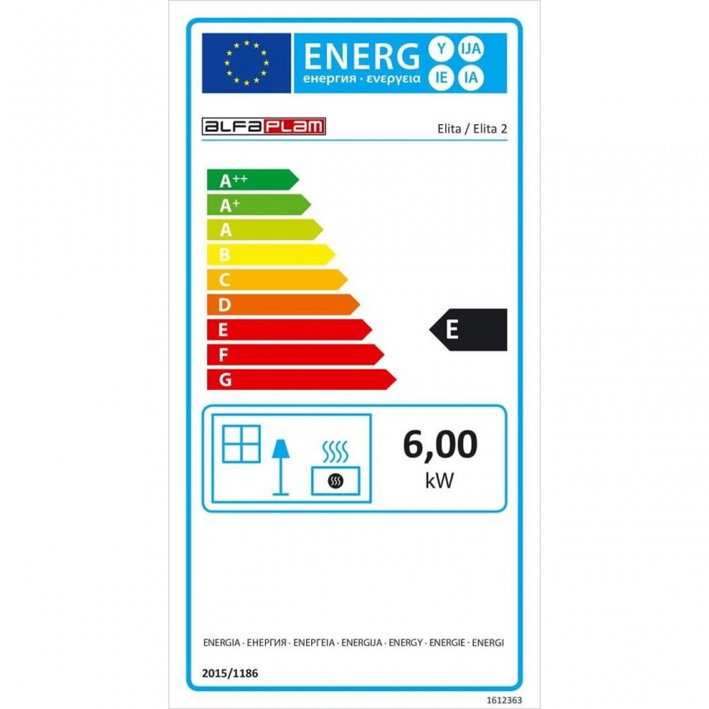 Stufa a Legna Alfa Plam Elita, 6kW | Stufe a Legna | Stufe A Legna |