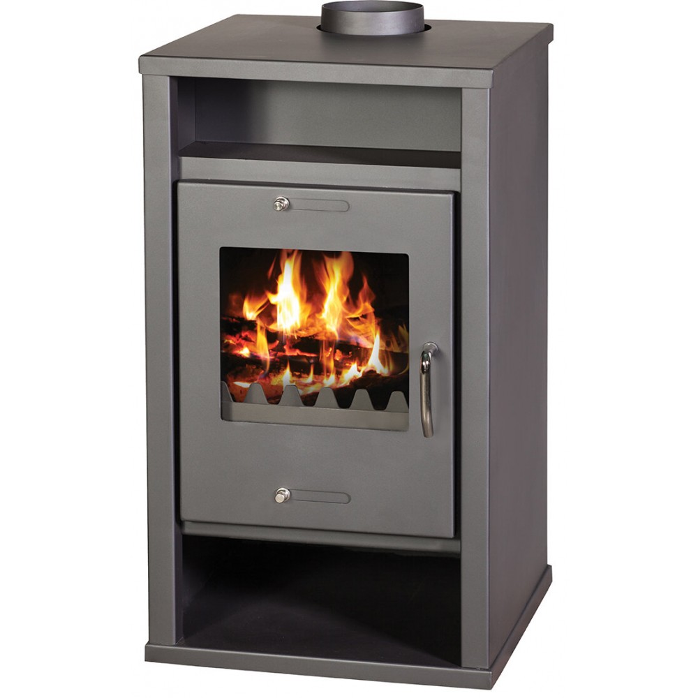 Stufa a Legna con Serbatoio d`Acqua Victoria 05 Deluxe B, 12.2kW | Stufe a Legna | Stufe A Legna |