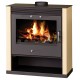 Stufa a Legna con Serbatoio d`Acqua Victoria 05 Rubin BO, avorio, 13kW | Termostufe a Legna | Stufe A Legna |