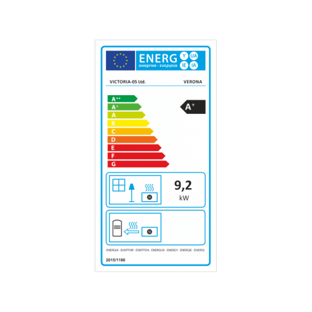 Stufa a Legna Victoria Verona, 9.2kW | Stufe | Stufe A Legna |