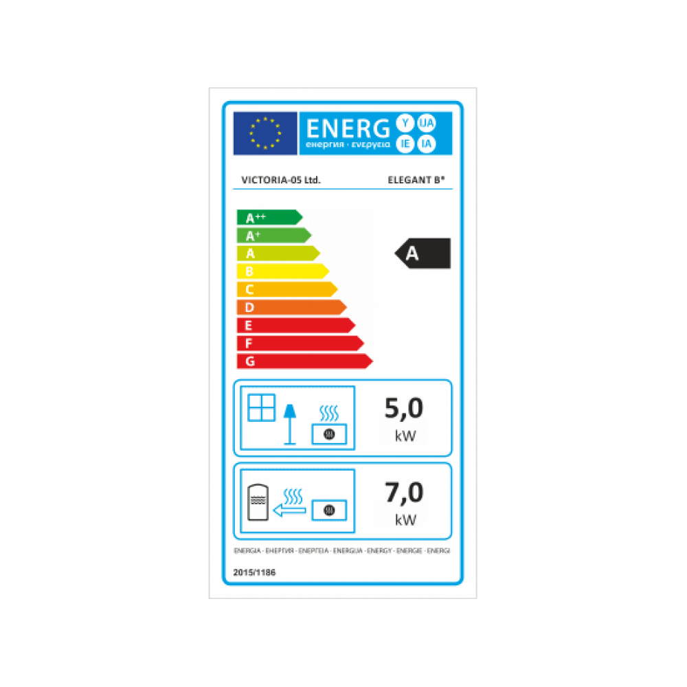 Stufa a Legna Victoria 05 Elegant B, 12kW | Termostufe a Legna | Stufe A Legna |