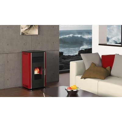 Stufa a Pellet ad Aria Alfa Plam Luca R, 8kW - Stufe a Pellet Canalizzata ad Aria