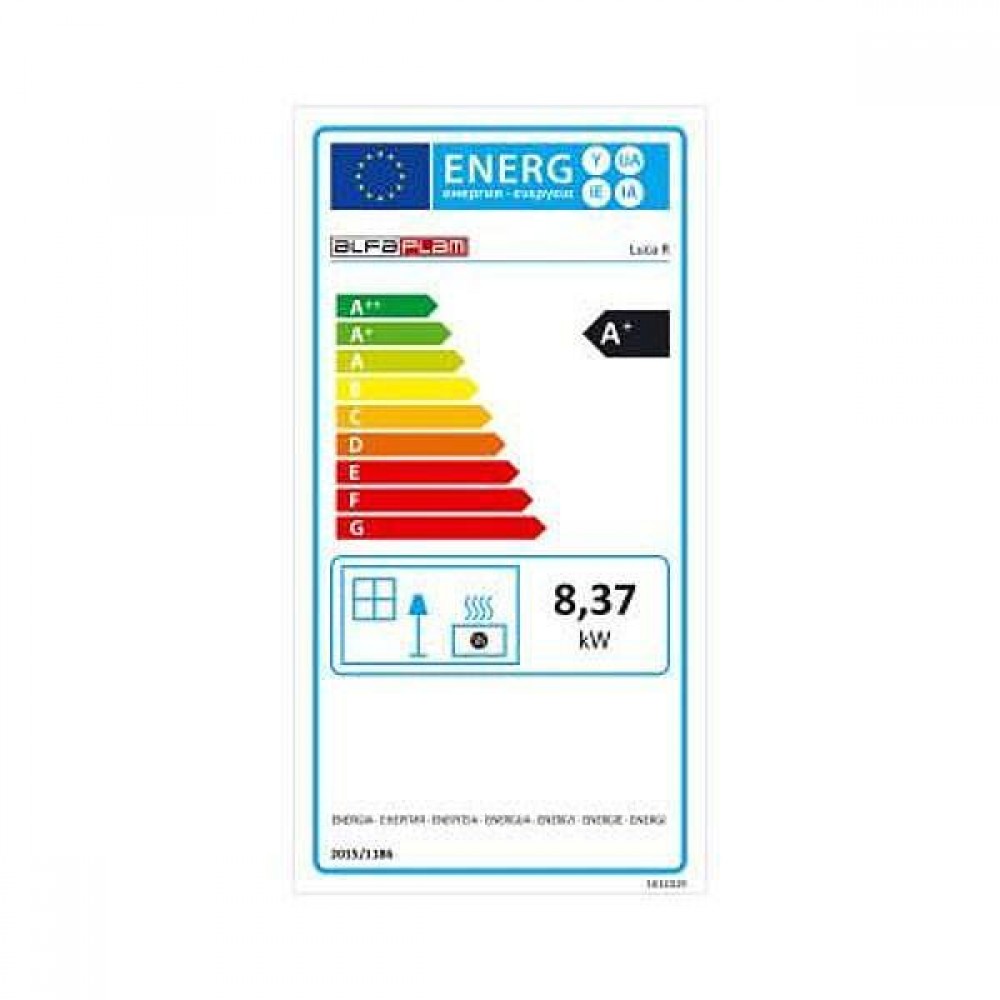 Stufa a Pellet ad Aria Alfa Plam Luca R, 8kW | Stufe a Pellet ad Aria | Stufe a Pellet |