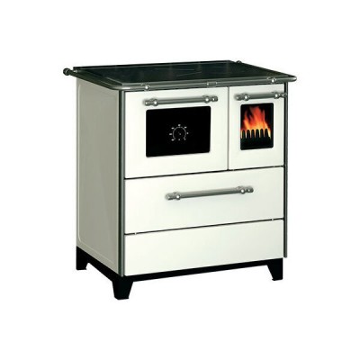 Stufa a Legna con Forno Alfa Plam Donna 70 Bianca, 5kW - Alfa-Plam