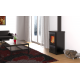 Stufa a Legna Alfa Plam Lara Black, 8kW | Stufe | Stufe A Legna |