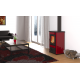 Stufa a Legna Alfa Plam Lara Red, 8kW | Stufe | Stufe A Legna |
