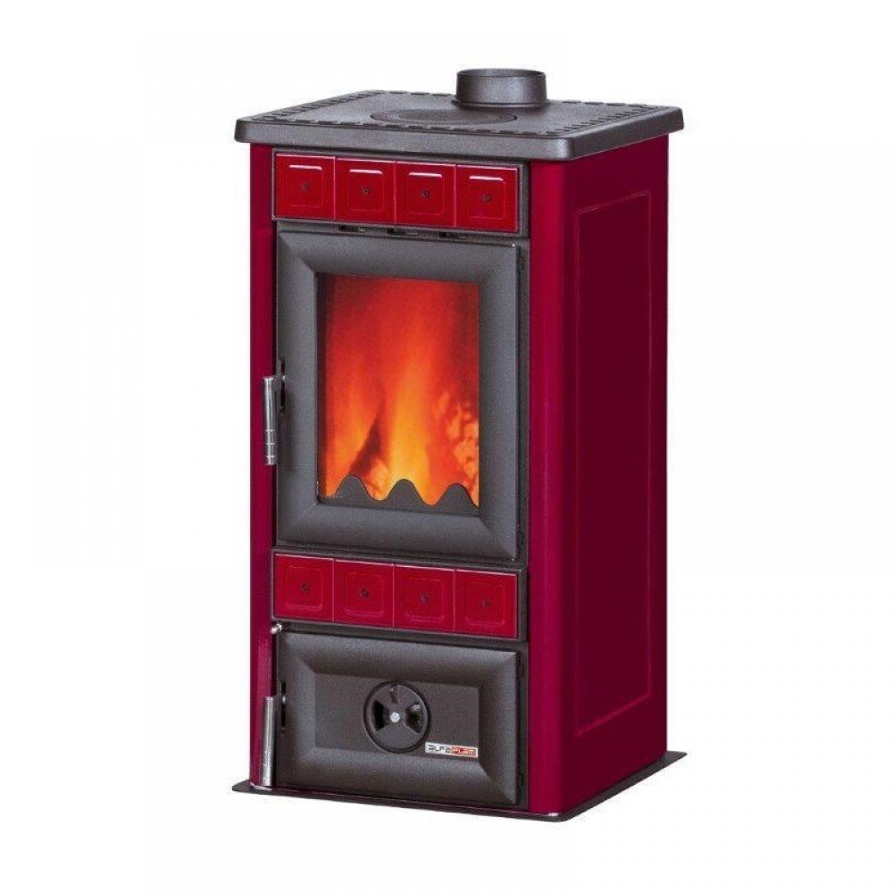 Stufa a Legna Alfa Plam Lara Red, 8kW | Stufe | Stufe A Legna |