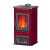 Stufa a Legna Alfa Plam Lara Rossa, 8kW