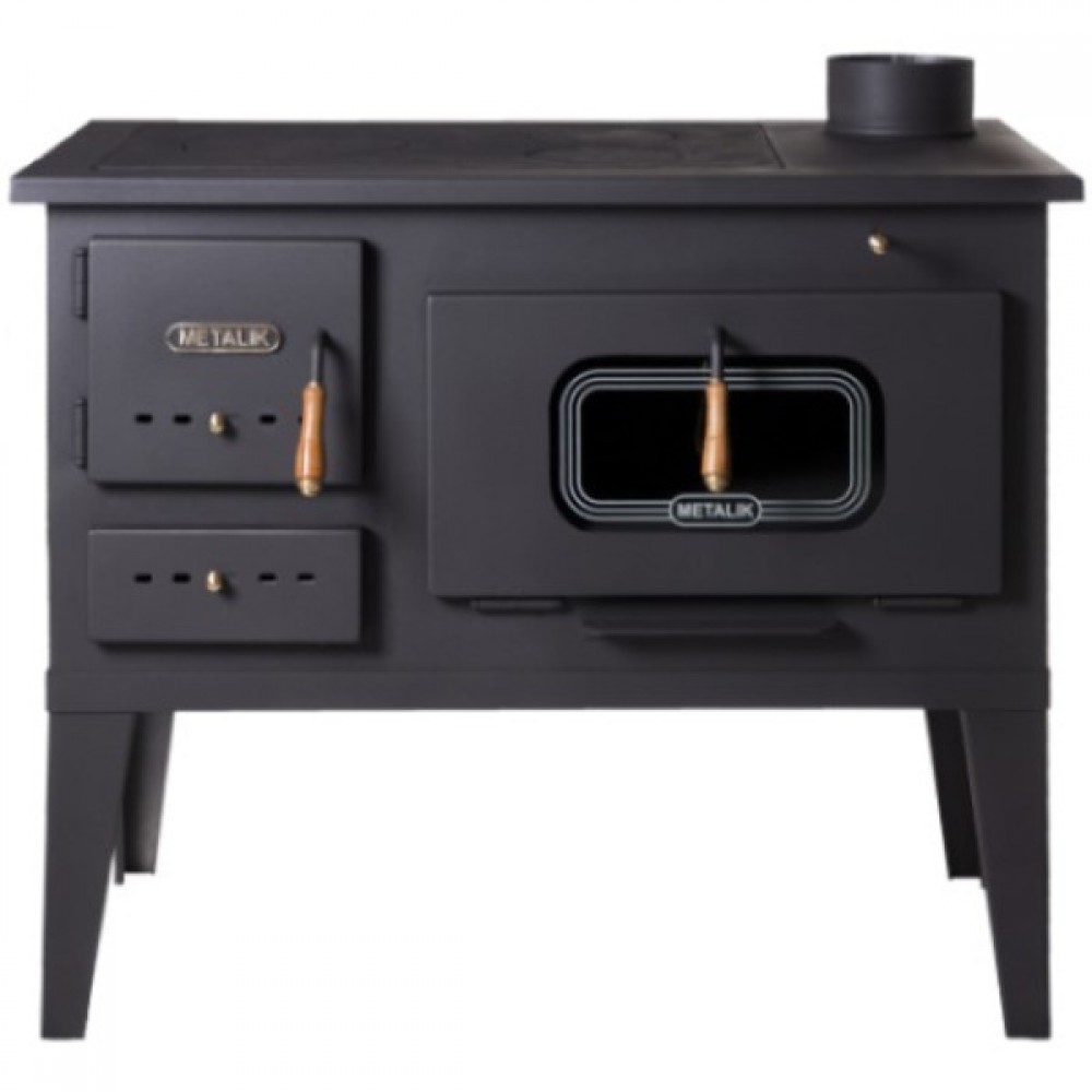 Stufa a Legna con Forno BALKAN ENERGY, modello LUDOGORIE - Piano in Ghisa, 8 kW | Stufe A Legna | Legna |