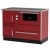 Termocucina a Legna Alfa Plam Alfa Term 35 Rossa-Destra, 32kW