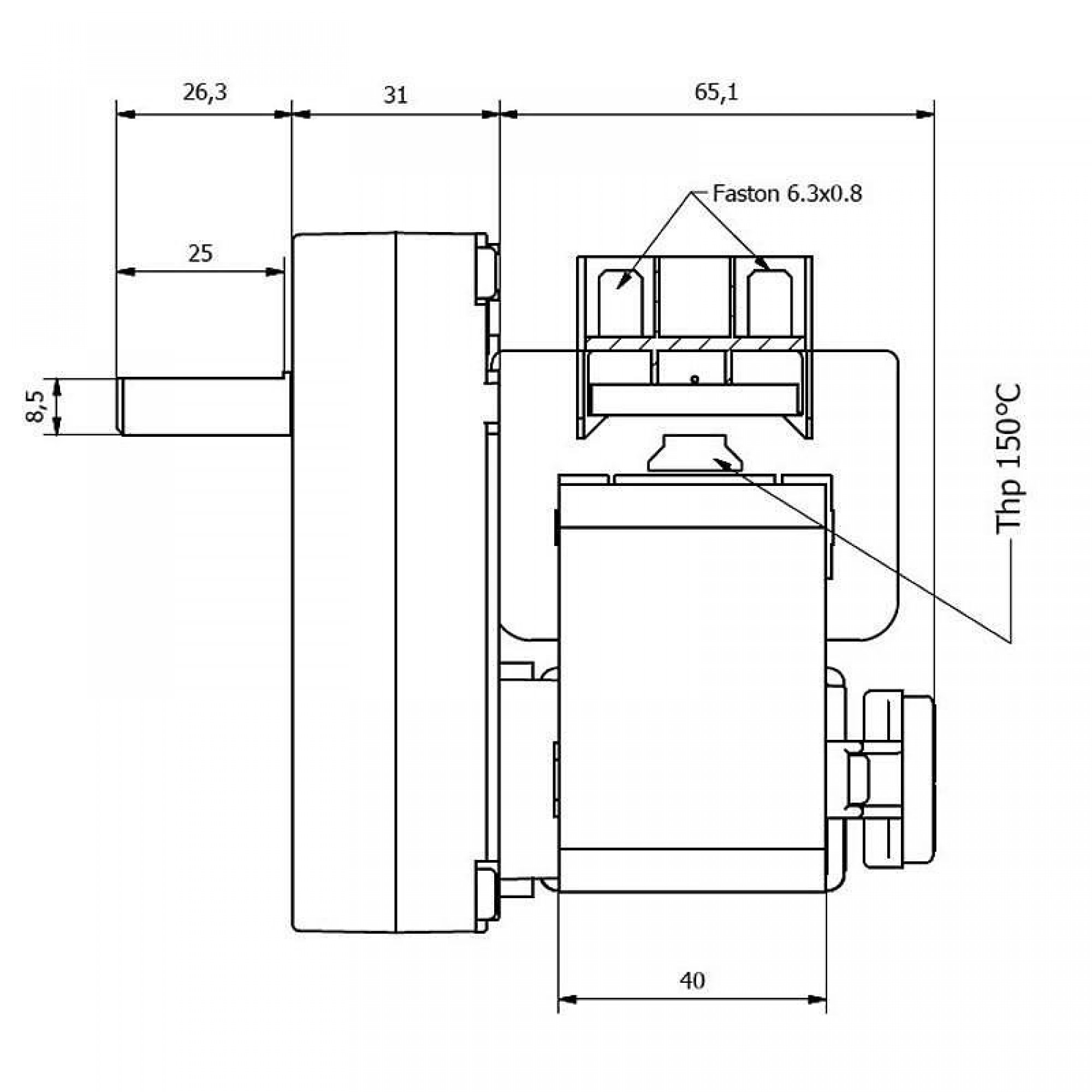 ᐉ Motoriduttore / Motore Coclea Ad Albero Cavo Mellor KB1004 5RPM Per Stufa A Pellet Karmek One