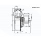 Ventola fumi 162m³/h 57W 310Pa per stufe a pellet | Ventilatori e Estrattori di Fumo per Stufe a Pellet | Pezzi di Ricambio per Stufe a Pellet |