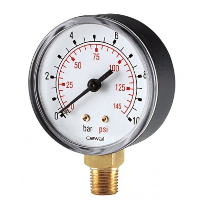Radial manometer Cewal, Bottom connection - Confronto dei Prodotti