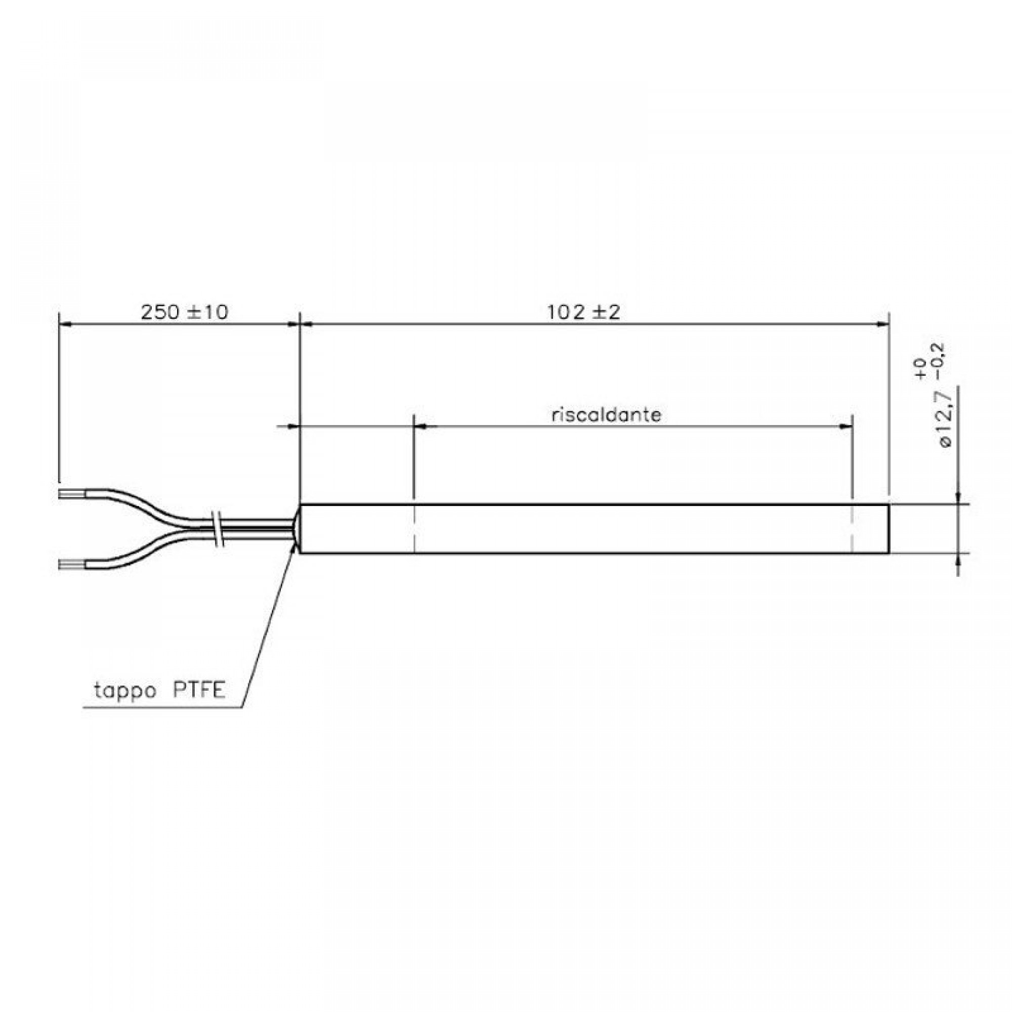 Candeletta Accensione Per Stufe A Pellet - Ceramica, 11.5mm, 240W, Per Biomassa - Foto 2