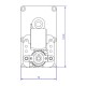 Motoriduttore / Motore coclea Mellor FB1324, 2RPM per stufa a pellet Caminetti Montegrappa, Edilkamin | Motoriduttori per Stufe a Pellet | Pezzi di Ricambio per Stufe a Pellet |