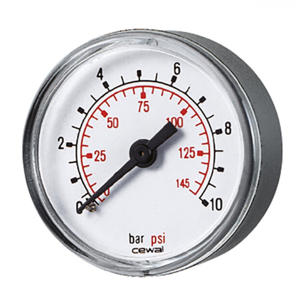 Axial manometer Cewal, Rear connection | Riscaldamento Centrale | Installazione e Accessori |