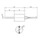 Resistenza accensione stufe a pellet bassa tensione, Lunghezza 66mm, 90 - 100W, 24 Volt AC | Resistenze per Stufe a Pellet | Pezzi di Ricambio per Stufe a Pellet |