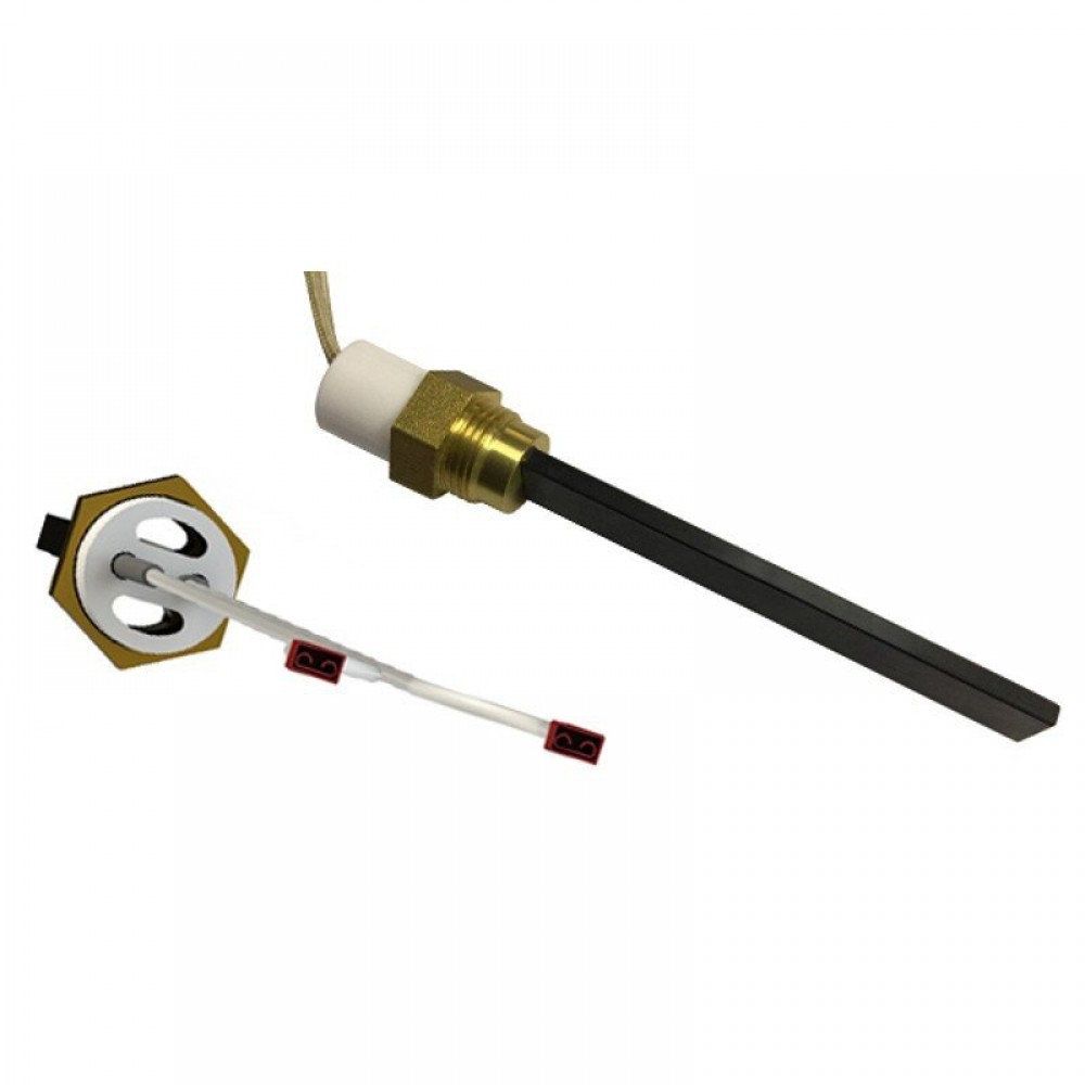 Resistenza accensione stufe a pellet bassa tensione, Lunghezza 123mm, 120W, 24V | Resistenze per Stufe a Pellet | Pezzi di Ricambio per Stufe a Pellet |