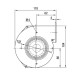 Ventilatore / Ventola centrifugo EBM per stufa a pellet Clam da 265 m³/h | Ventilatori e Estrattori di Fumo per Stufe a Pellet | Pezzi di Ricambio per Stufe a Pellet |