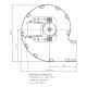 Ventilatore / Ventola centrifugo EBM per stufa a pellet, flusso 95 m³/h | Ventilatori e Estrattori di Fumo per Stufe a Pellet | Pezzi di Ricambio per Stufe a Pellet |