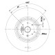 Ventilatore / Ventola centrifugo EBM per stufa a pellet, flusso 195 m³/h | Ventilatori e Estrattori di Fumo per Stufe a Pellet | Pezzi di Ricambio per Stufe a Pellet |