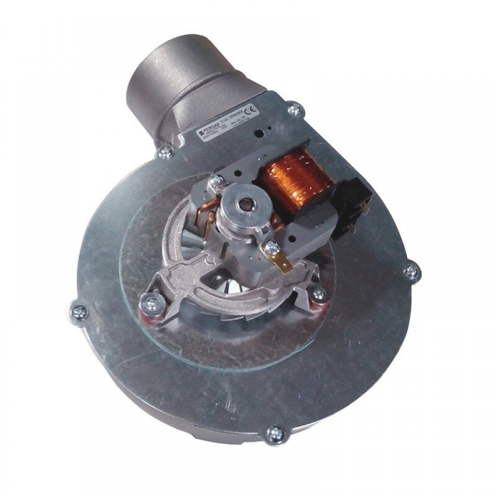 Ventola fumi Fergas per stufa a pellet, Max flusso d'aria 132 m³/h | Ventilatori e Estrattori di Fumo per Stufe a Pellet | Pezzi di Ricambio per Stufe a Pellet |