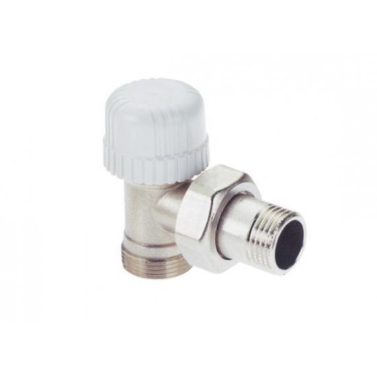 Valvola Termostatica Per Radiatore Del Bagno, Valvola Scaldasalviette, Valvola Angolare Per Riscaldamento Centralizzato, In Ottone (bianco - Foto 10