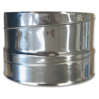Adattatore in acciaio inox AISI 304 per canne fumarie, Ф130 - Installazione