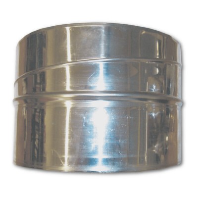 Adattatore in acciaio inox AISI 304 per canne fumarie, Femmina, Ф200 - Installazione