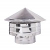 Cappello per canna fumaria in acciaio inox AISI 304, Doppia parete, Diametro Ф150