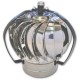 Comignoli girevoli, cappello per canna fumaria T400 in acciaio inox AISI 304 Ф180 | Camini |  |