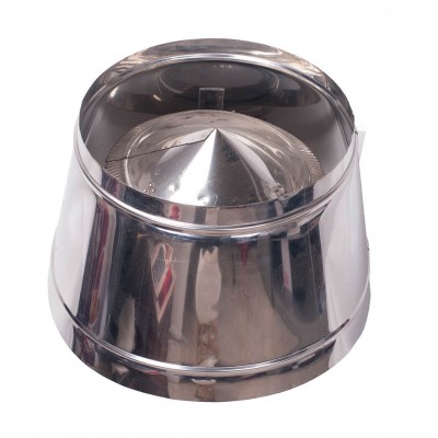 Cappello fumaiolo in acciaio inox AISI 304 Ф230 - Cappelli per Comignolo